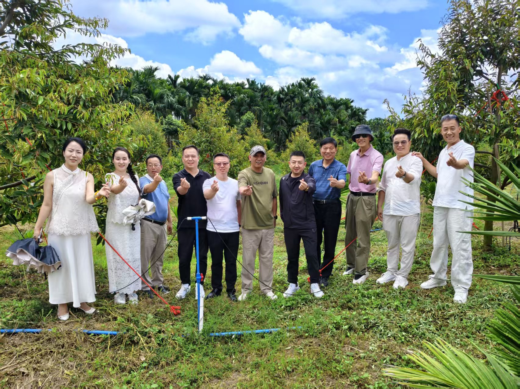 深耕实体产业沃土，邑路通深耕海南新农业布局 实地考察乐东壹亩甜园榴莲及本土槟榔产业项目